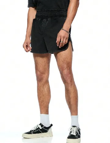 Pantaloni scurti SHEIN, negru Negru