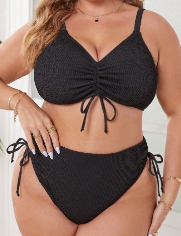 Costum de baie SHEIN CURVE, negru