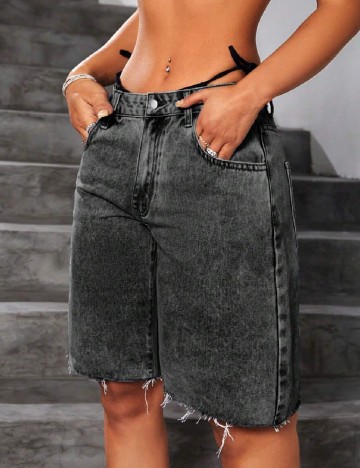 Pantaloni scurti SHEIN, gri