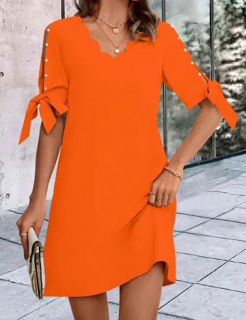 Rochie scurta SHEIN, portocaliu Portocaliu