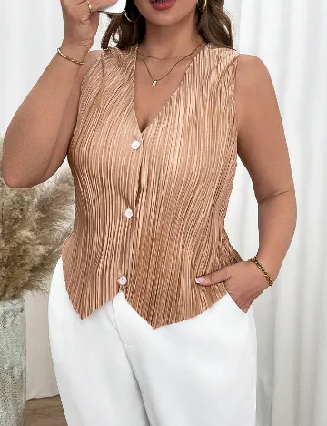 Bluza SHEIN CURVE, maro