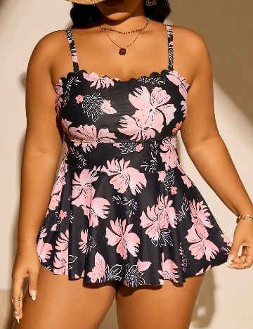 Costum de baie SHEIN CURVE, negru