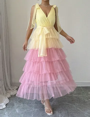 Rochie lunga SHEIN, mix culori