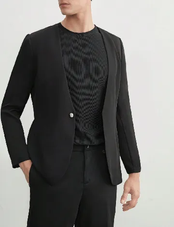 Sacou SHEIN, negru Negru