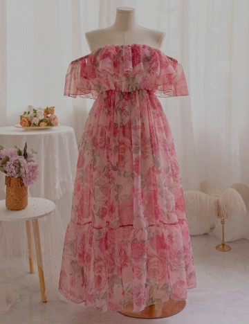 Rochie lunga SHEIN CURVE, floral