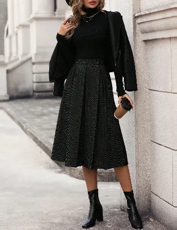 Fusta SHEIN, negru