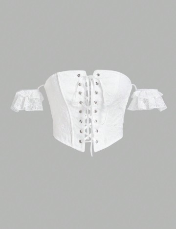 Top SHEIN, alb