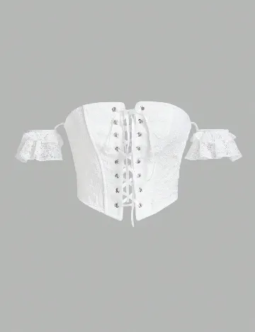 Top SHEIN, alb