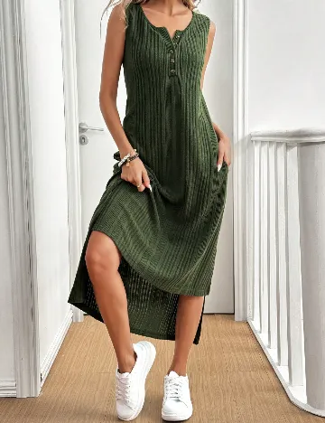 Rochie medie SHEIN, verde