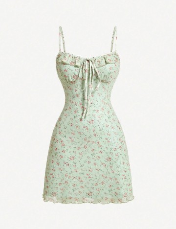 Rochie scurta SHEIN, verde