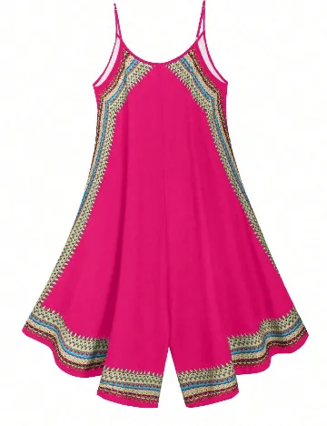 Salopeta SHEIN CURVE, roz Roz