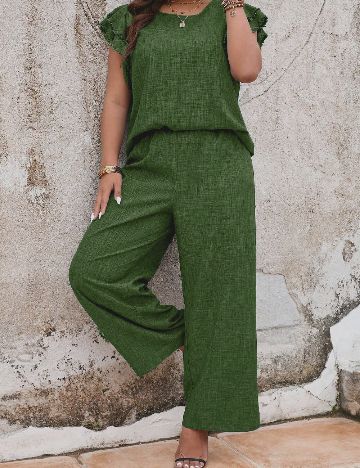 Compleu SHEIN CURVE, verde