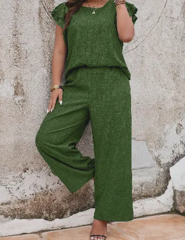Compleu SHEIN CURVE, verde