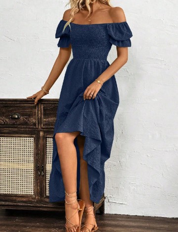 Rochie medie SHEIN, bleumarin