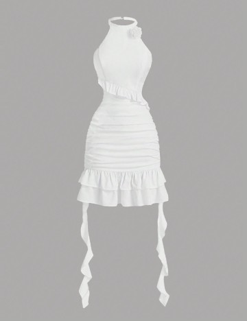 Rochie scurta SHEIN, alb