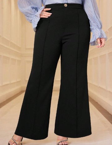 Pantaloni SHEIN CURVE, negru