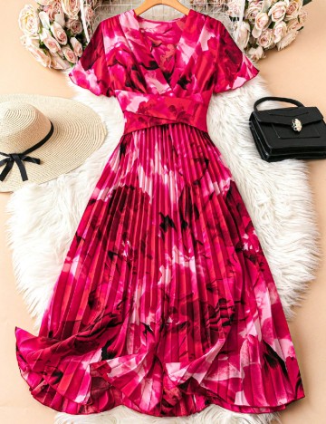 Rochie lunga SHEIN, magenta