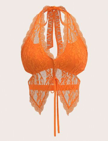Top SHEIN, portocaliu