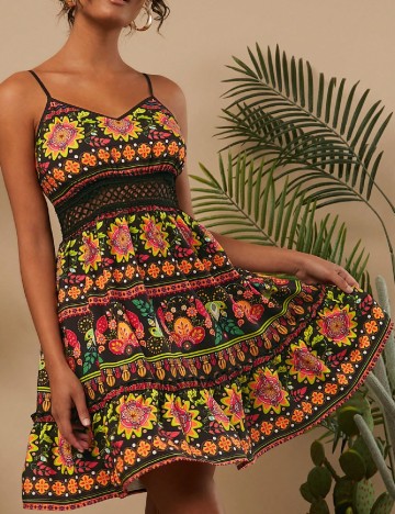 Rochie scurta SHEIN, mix culori