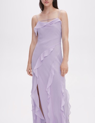 Rochie lunga Mango, mov
