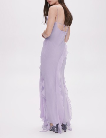 Rochie lunga Mango, mov