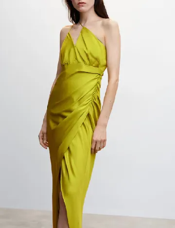 Rochie lunga Mango, verde