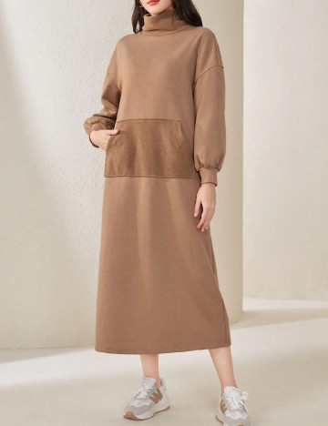 Rochie lunga SHEIN, maro