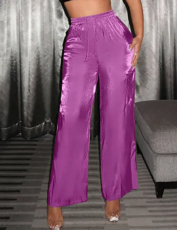 Pantaloni SHEIN, mov Mov