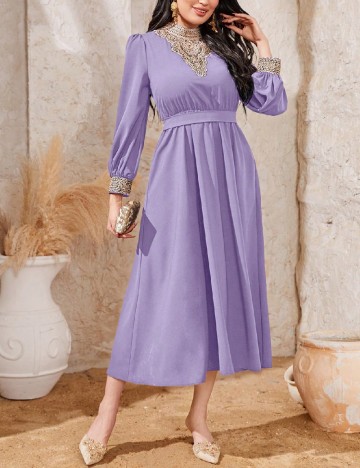 Rochie medie SHEIN, mov