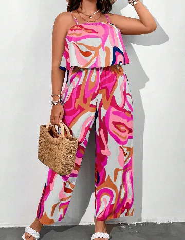 Salopeta SHEIN CURVE, mix culori Mix culori