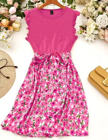 Rochie scurta SHEIN, roz