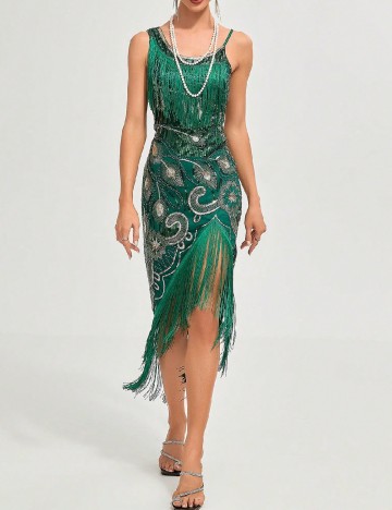Rochie medie SHEIN, verde