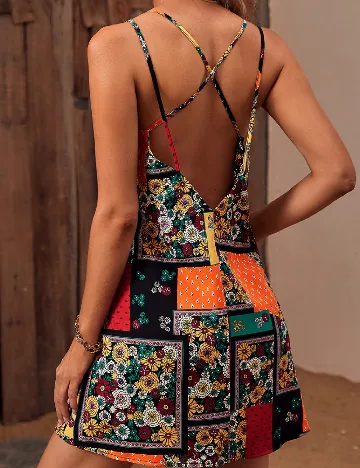 Rochie scurta SHEIN, mix culori