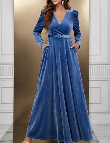 Rochie lunga SHEIN, albastru