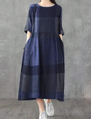 Rochie medie SHEIN, bleumarin Albastru