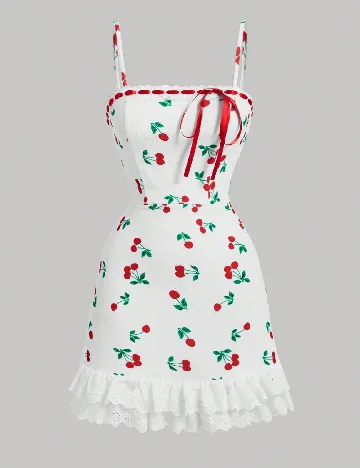 Rochie scurta SHEIN, alb Alb