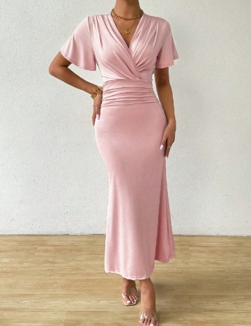 Rochie lunga SHEIN, roz