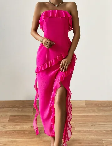 Rochie lunga SHEIN, roz Roz