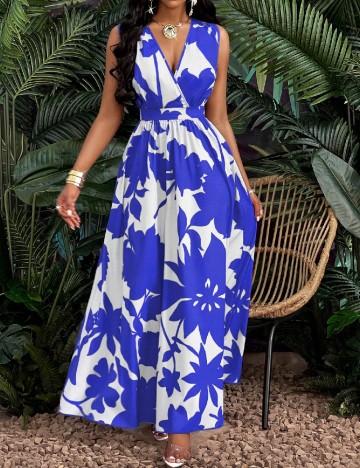 Rochie lunga SHEIN, albastru