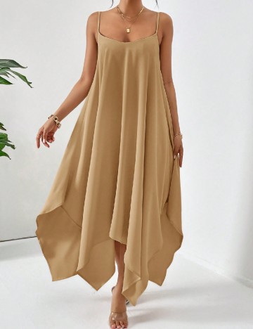 Rochie lunga SHEIN, maro deschis