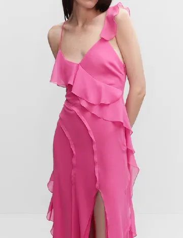Rochie lunga Mango, roz