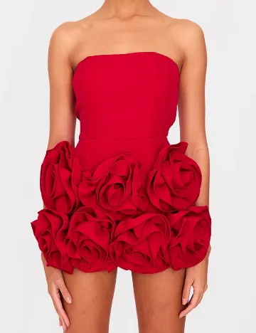 Salopeta PRETTYLITTLETHING, rosu
