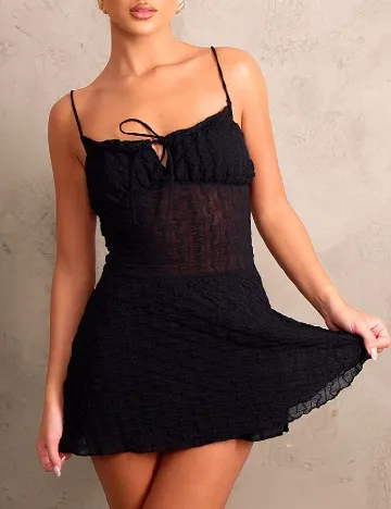 Rochie scurta PRETTYLITTLETHING, negru