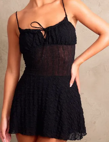 Rochie scurta PRETTYLITTLETHING, negru