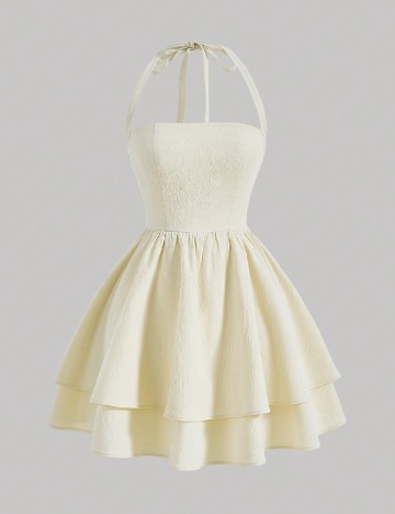 Rochie scurta SHEIN, ecru