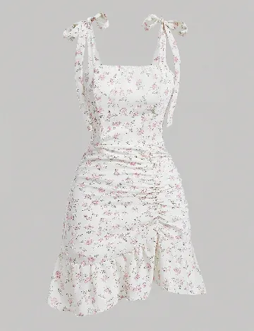 Rochie scurta SHEIN, floral Floral print
