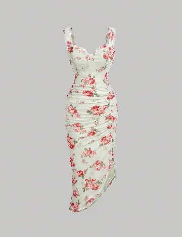 Rochie medie SHEIN, floral print