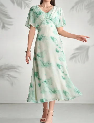 Rochie medie SHEIN, verde