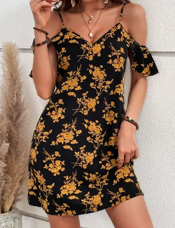 Rochie scurta SHEIN, negru Negru