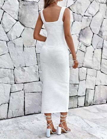 Rochie medie SHEIN, alb